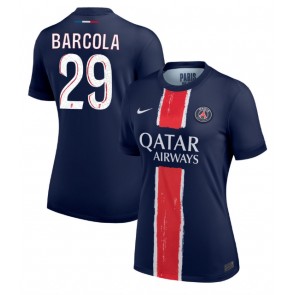 Paris Saint-Germain Bradley Barcola #29 Replika Hjemmebanetrøje Dame 2024-25 Kortærmet